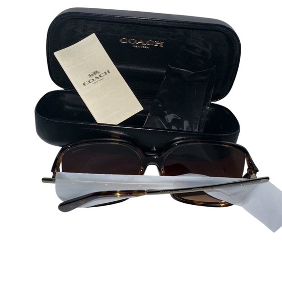 Coach Metal Open Frame Sunglasses - Picture 5 of 6